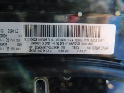 2015 RAM 1500 Crew Cab Laramie Pickup 4D 5 1/2 ft