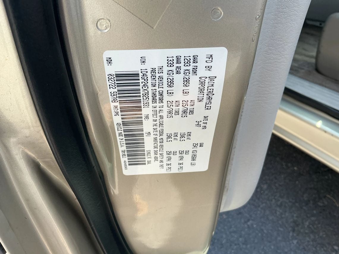 2007 Dodge Grand Caravan SPORTS VAN SE