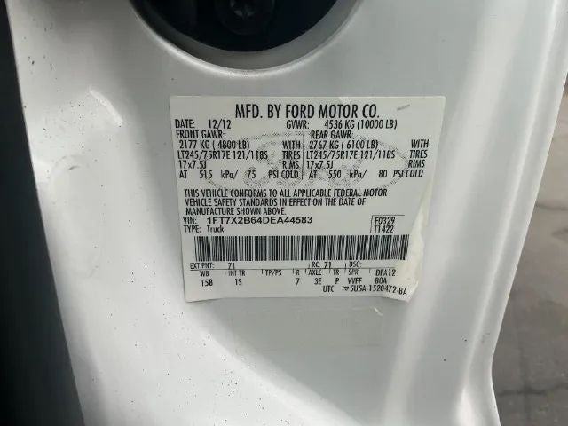 2013 Ford F250 Super Duty Super Cab XL Pickup 4D 8 ft