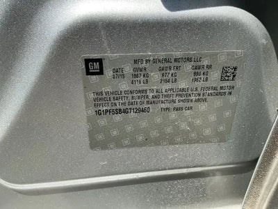 2016 Chevrolet Cruze Limited 2LT Sedan 4D