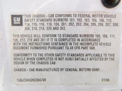 2006 Chevrolet C3500 Regular Cab Work Truck