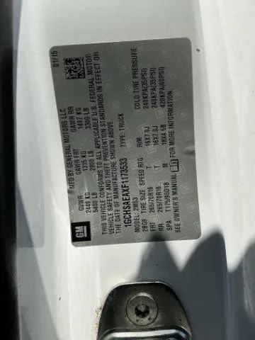 2015 Chevrolet Colorado Extended Cab Work Truck Pickup 2D 6 ft