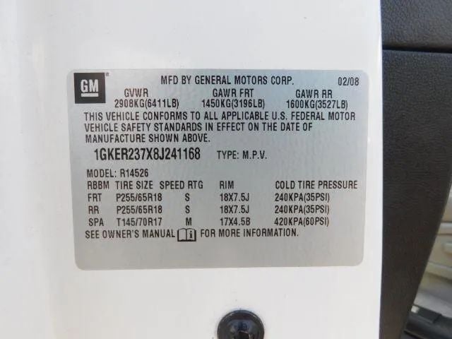 2008 GMC Acadia SLT Sport Utility 4D