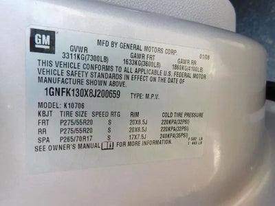 2008 Chevrolet Tahoe SPORT UTILITY 4-DR LTZ 4WD