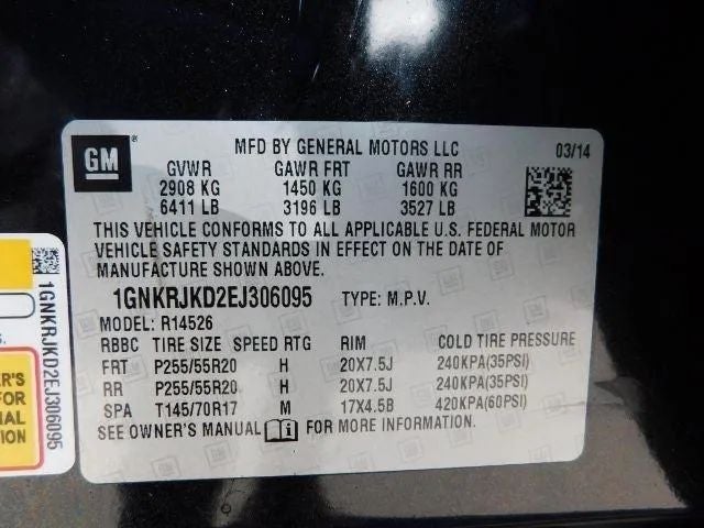2014 Chevrolet Traverse LTZ Sport Utility 4D