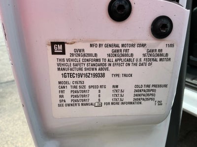 2006 GMC Sierra 1500 Extended Cab Work Truck Pickup 4D 6 1/2 ft