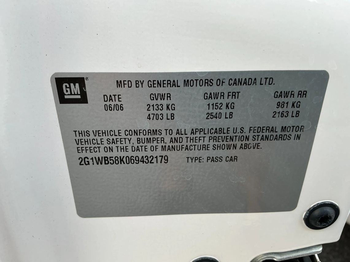2006 Chevrolet Impala LS Sedan 4D