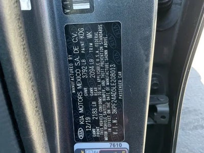 2020 Kia Forte LXS Sedan 4D