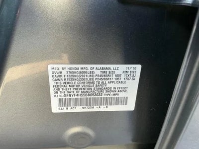 2011 Honda Pilot EX-L Sport Utility 4D