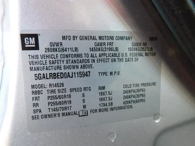 2010 Buick Enclave CXL Sport Utility 4D