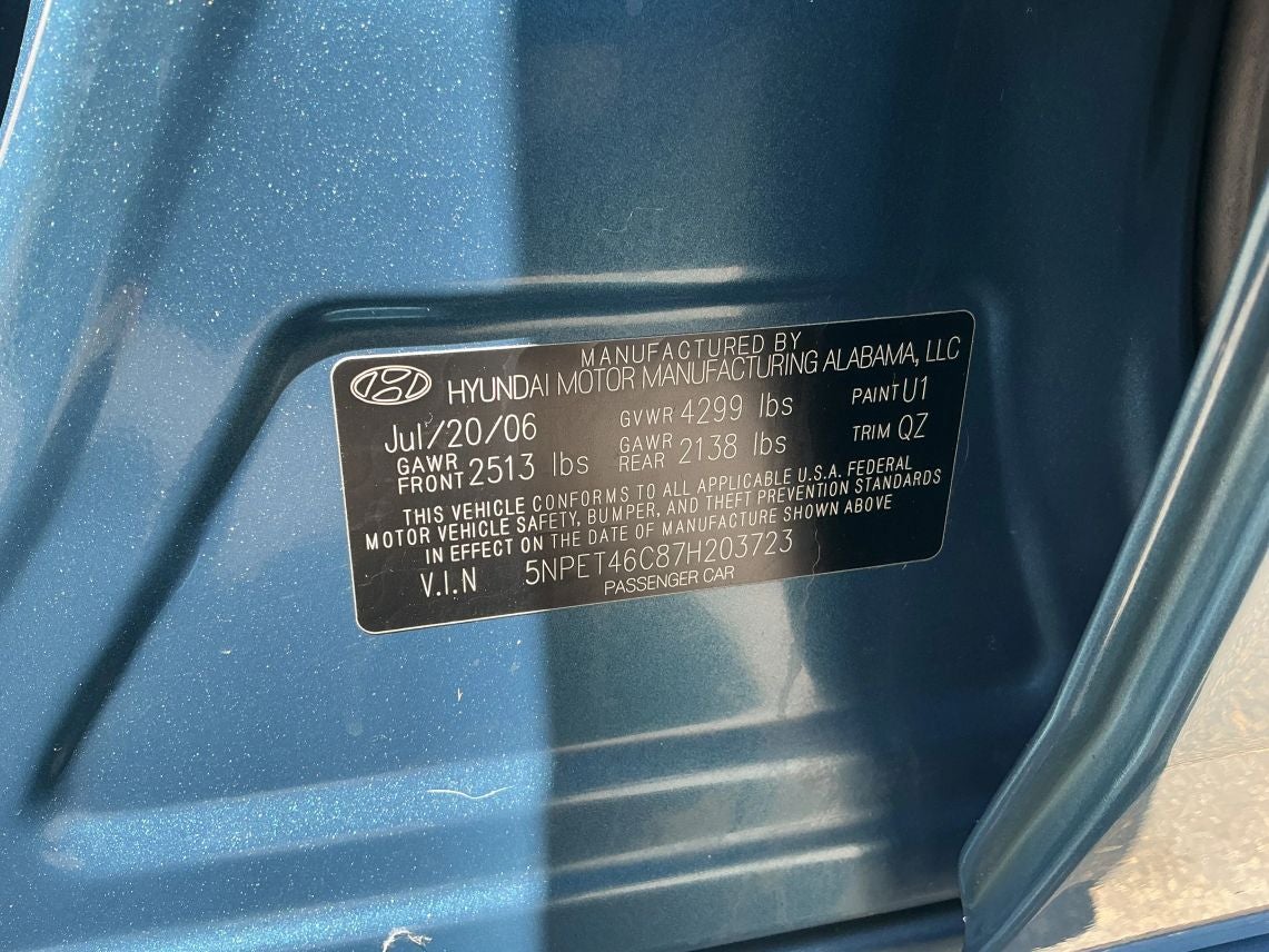 2007 Hyundai Sonata GLS Sedan 4D