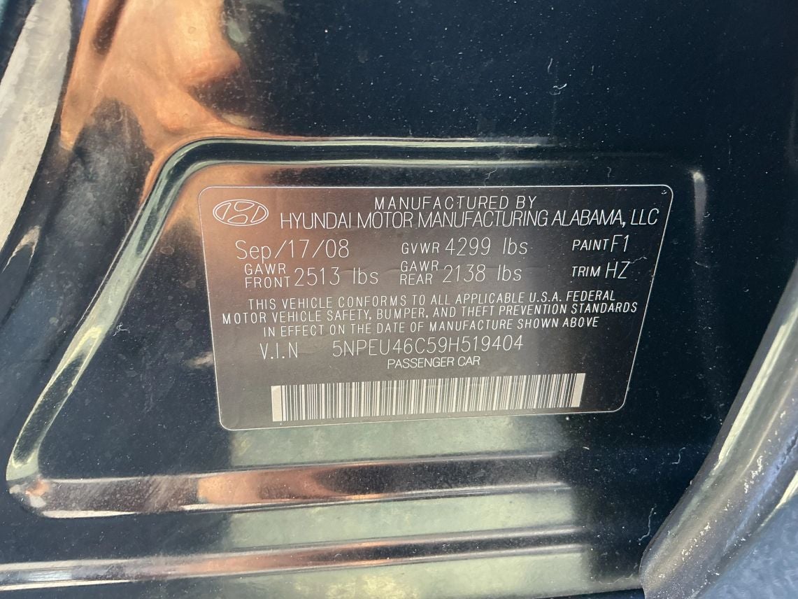 2009 Hyundai Sonata SEDAN 4-DR Limited