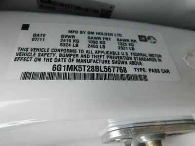 2011 Chevrolet Caprice Sedan 4D Police 6.0L V8
