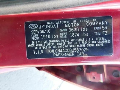 2011 Hyundai Accent SEDAN 4-DR GLS 4-Door