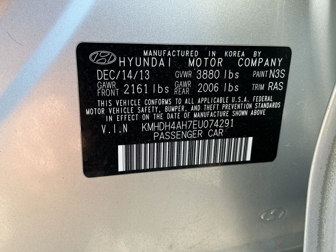 2014 Hyundai Elantra Sport Sedan 4D