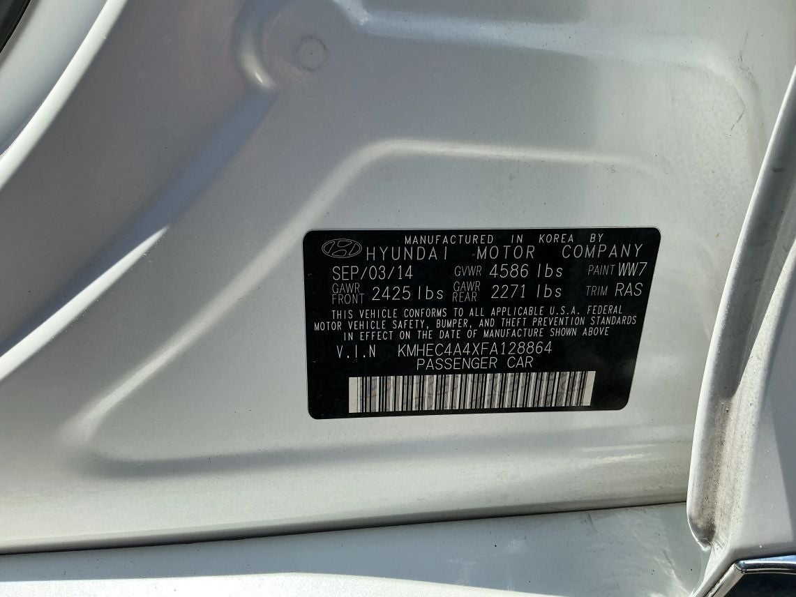 2015 Hyundai Sonata Hybrid Sedan Limited