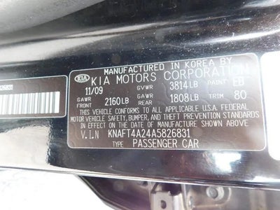 2010 Kia Forte LX Sedan 4D