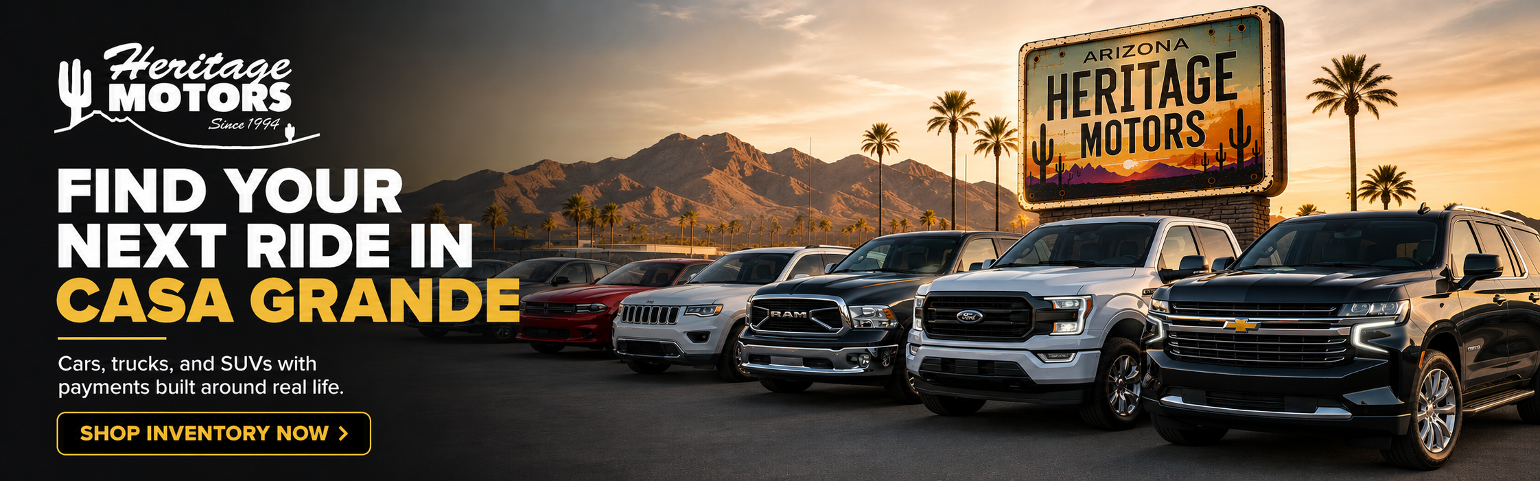 Find Your Next Ride in CASA Grande at Heritage Motors in Casa Grande AZ